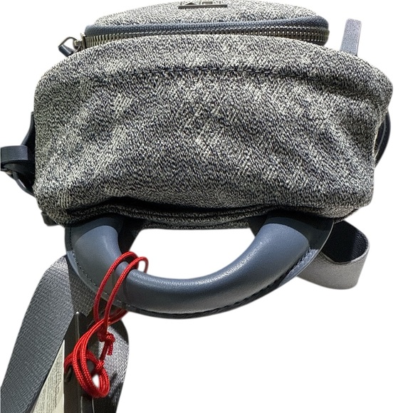 TUMI Voyageur Celina Small Backpack Textured Denim Blue and Grey backpack - Picture 13 of 14